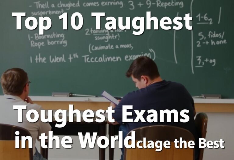 Top 10 Toughest Exams in the World: Challenging the Best