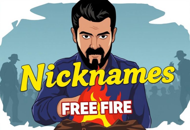 Top 10 Nicknames for Free Fire