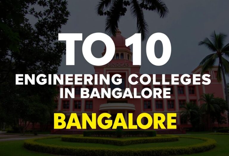 Top 10 Engineering Colleges in Bangalore: Leading Institutions for Future Engineers