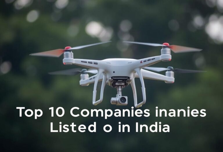 Top 10 Drone Companies in India Listed on the Stock Market