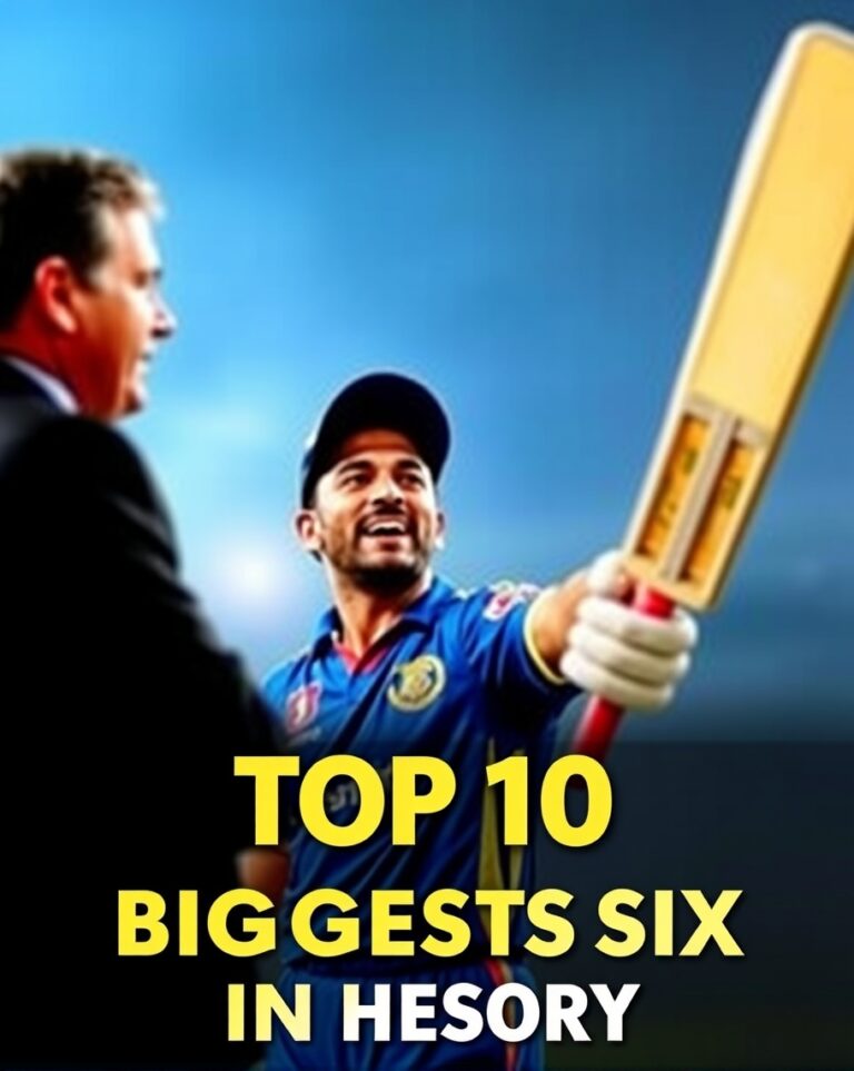 Top 10 Biggest Sixes in IPL History