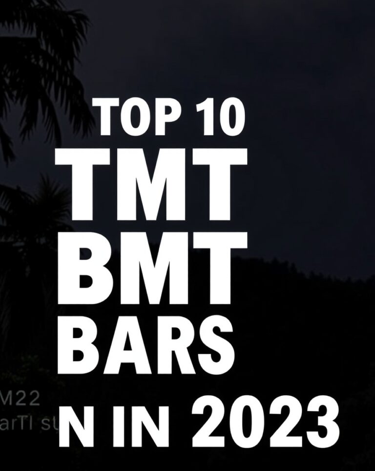 Top 10 TMT Bars in India 2023