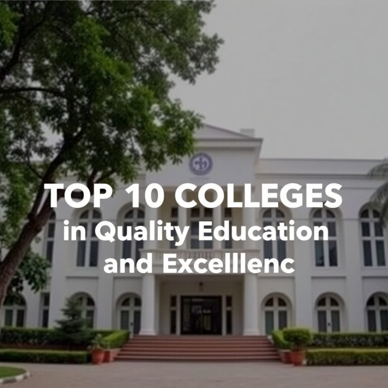 Top 10 Colleges in Hyderabad for Quality Education and Excellence