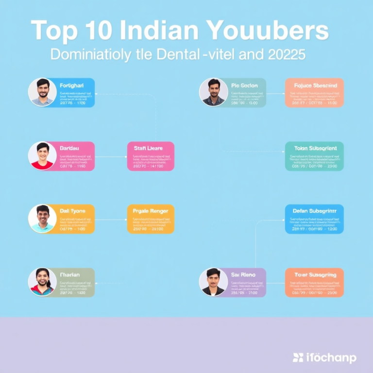 Top 10 Indian YouTubers Dominating the Digital Space in 2025
